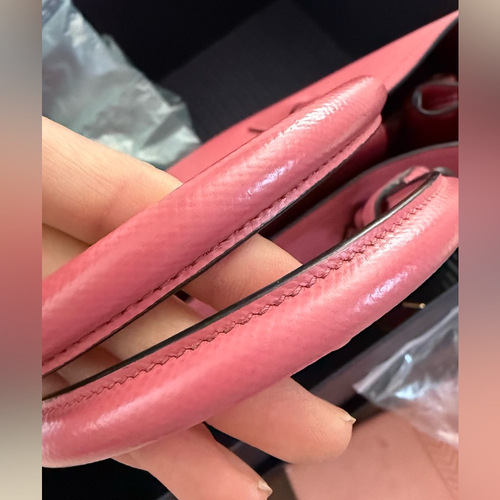 Authentic Prada Saffiano Lux Leather Tote in Pink - Picture 9 of 14